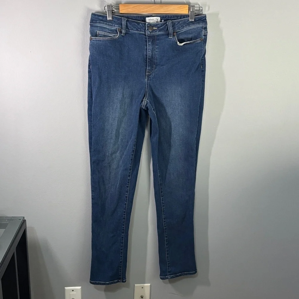 Coldwater‎ Creek jeans women’s size 8 Blue Skinny Jeans